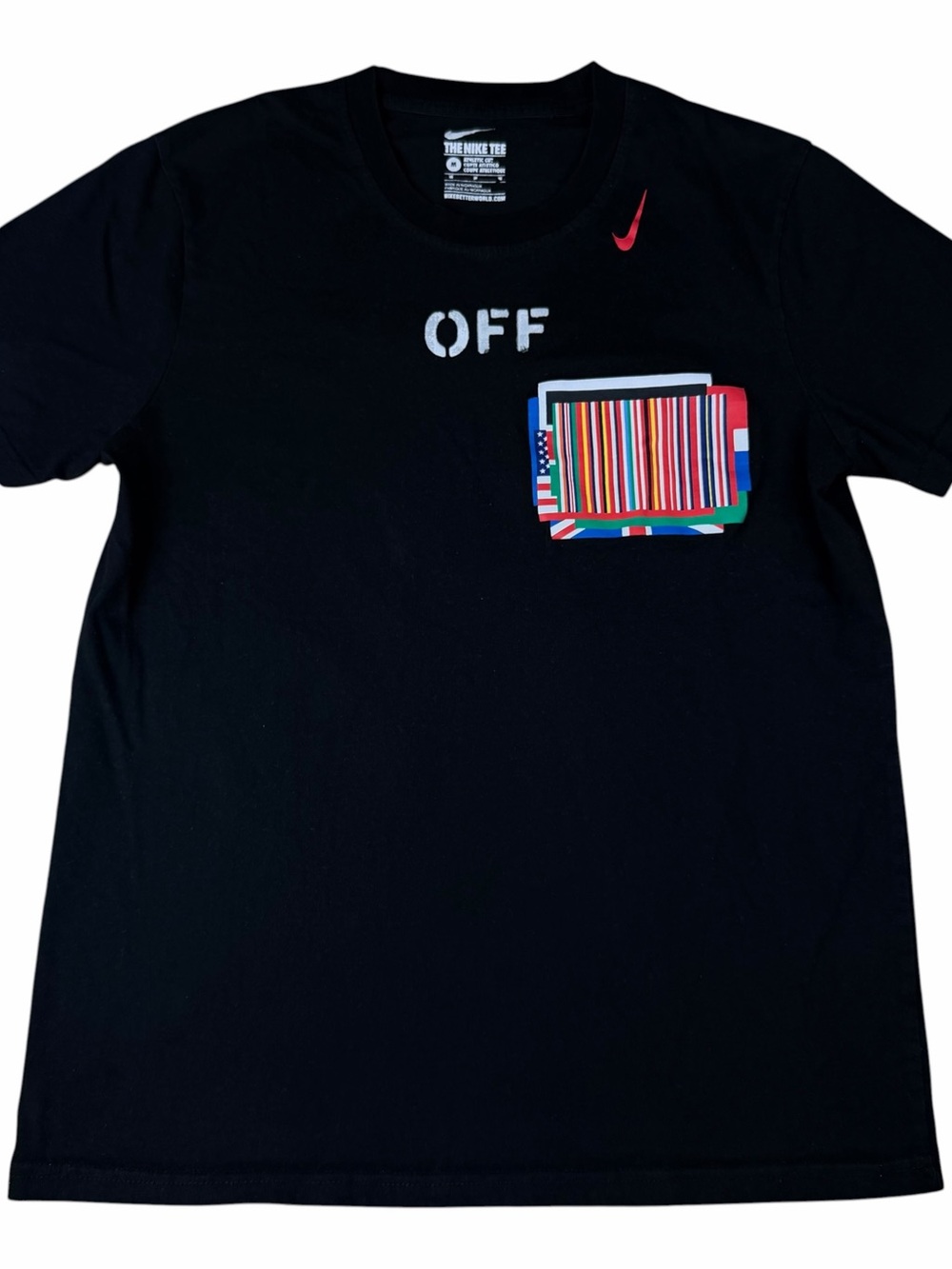 Nike x Off-White All Star Equality T-Shirt Black Adult Size Medium Virgil Abloh